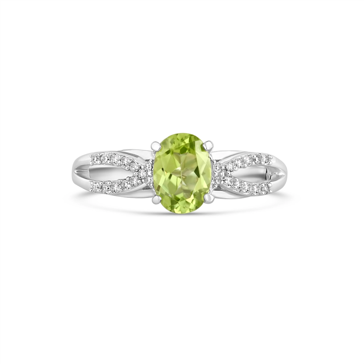 Rings Rings in White Gold containing Peridot, Multi-gemstone, Diamond LR1-01238