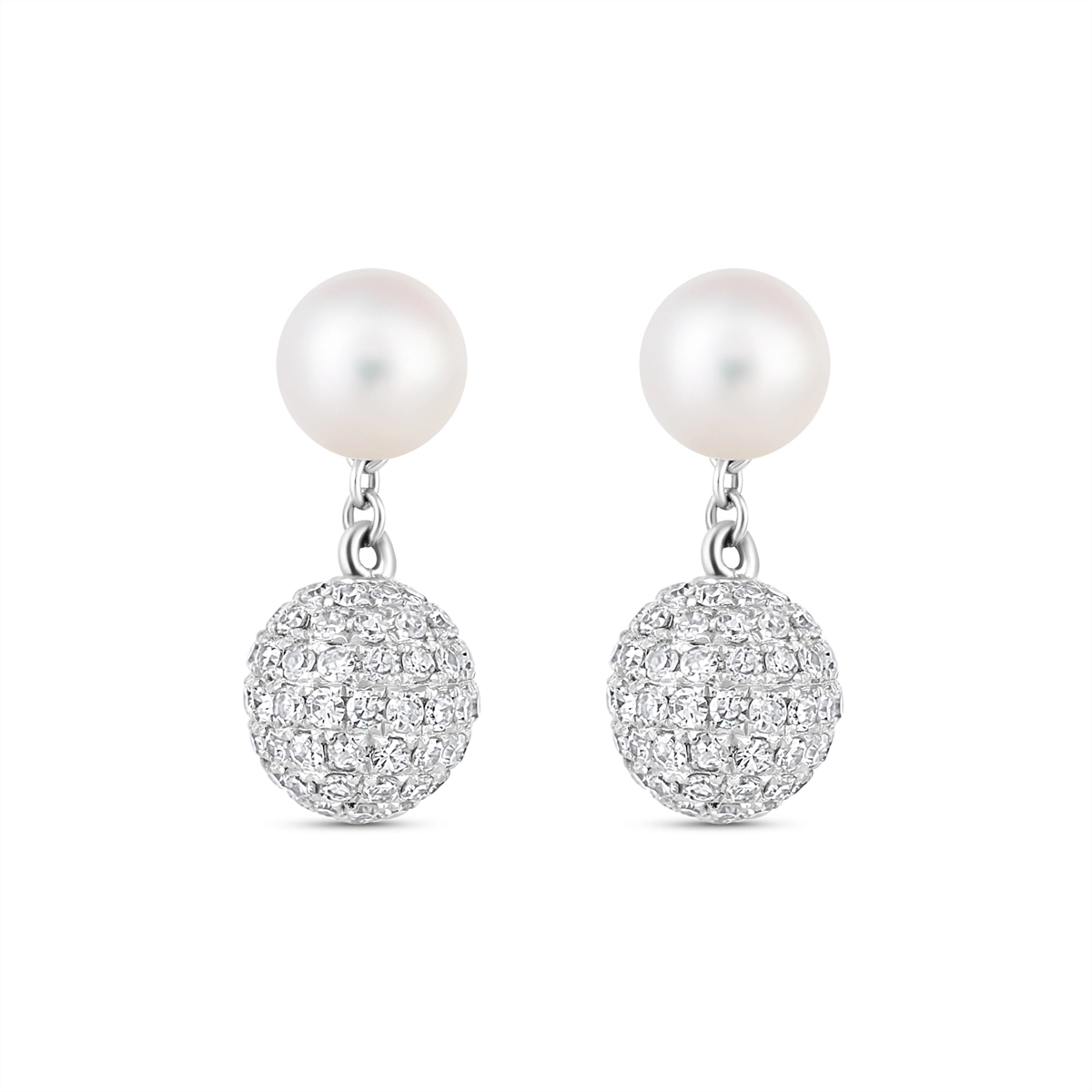 Earrings Jewelry in White Gold 377799