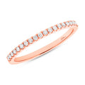 Wedding Bands Wedding Rings in Rose Gold containing Diamond 378350