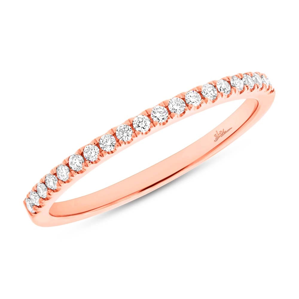 Wedding Bands Wedding Rings in Rose Gold containing Diamond 378350