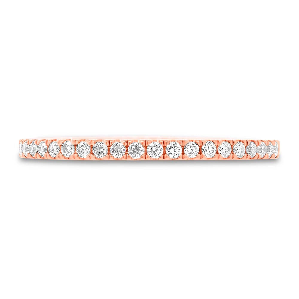 Wedding Bands Wedding Rings in Rose Gold containing Diamond 378350