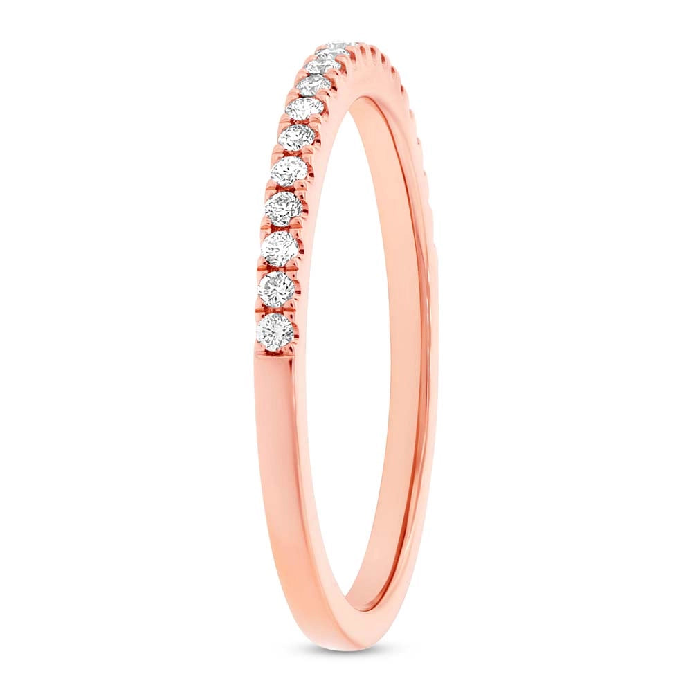 Wedding Bands Wedding Rings in Rose Gold containing Diamond 378350