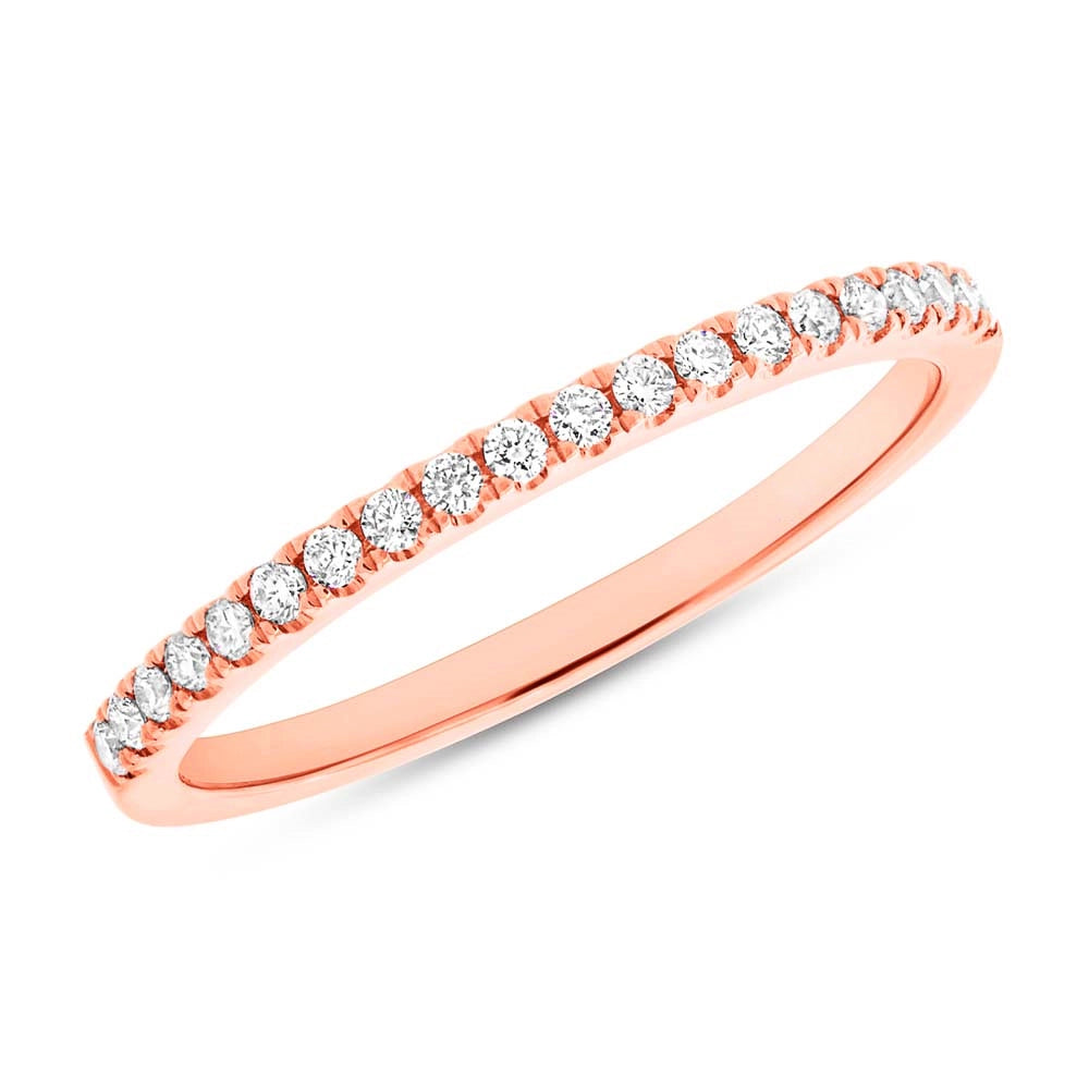 Wedding Bands Wedding Rings in Rose Gold containing Diamond 378350