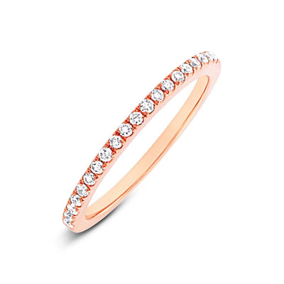 Wedding Bands Wedding Rings in Rose Gold containing Diamond 378351