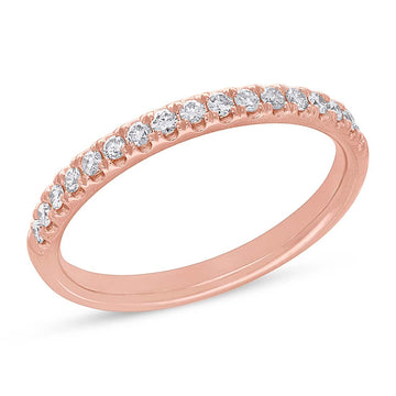 Wedding Bands Wedding Rings in Rose Gold containing Diamond 378352