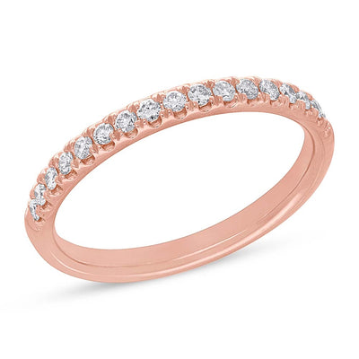 csv_image Wedding Bands Wedding Ring in Rose Gold containing Diamond 378352