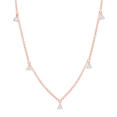 Necklaces Necklaces in Rose Gold containing Diamond 378359