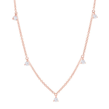 Necklaces Necklaces in Rose Gold containing Diamond 378359