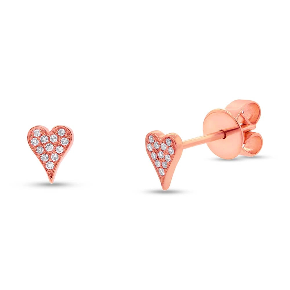 Earrings Earrings in Rose Gold containing Diamond 378364