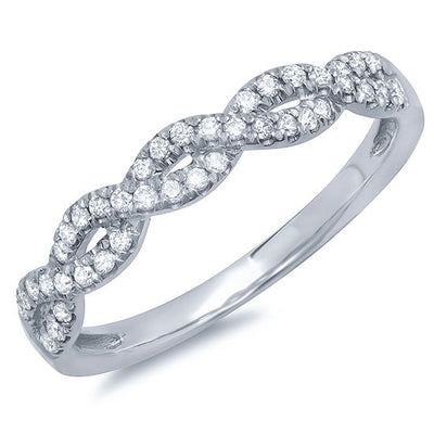 Wedding Bands Rings in White Gold containing Diamond 378396