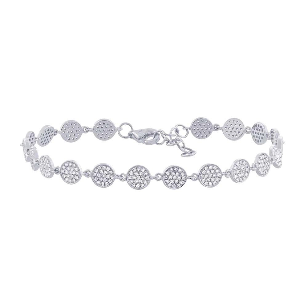 Bracelets Bracelets in White Gold containing Diamond 378404
