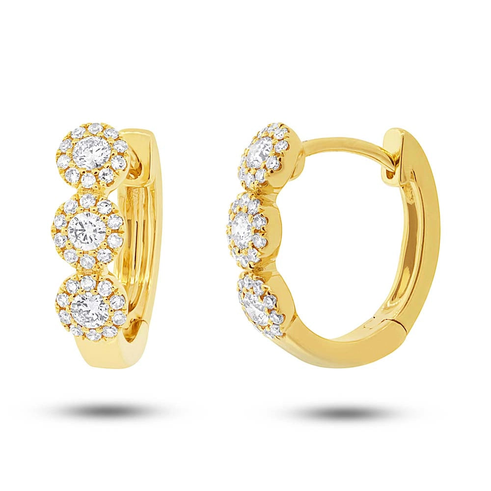 Earrings Earrings in Yellow Gold containing Diamond 378434