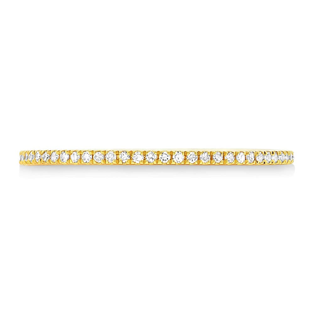 Wedding Bands Wedding Rings in Yellow Gold containing Diamond 378436