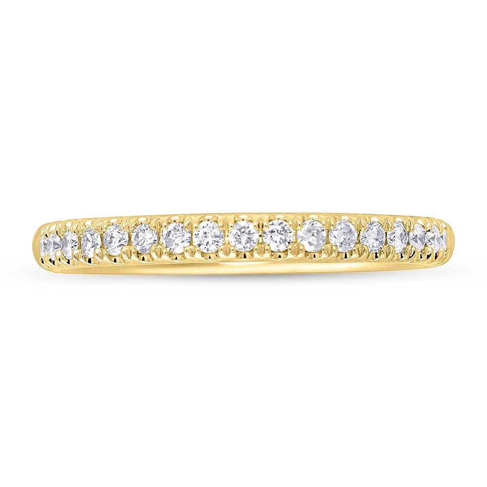 Wedding Bands Wedding Rings in Yellow Gold containing Diamond 378441