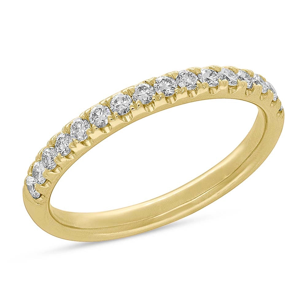 Wedding Bands Wedding Rings in Yellow Gold containing Diamond 378441