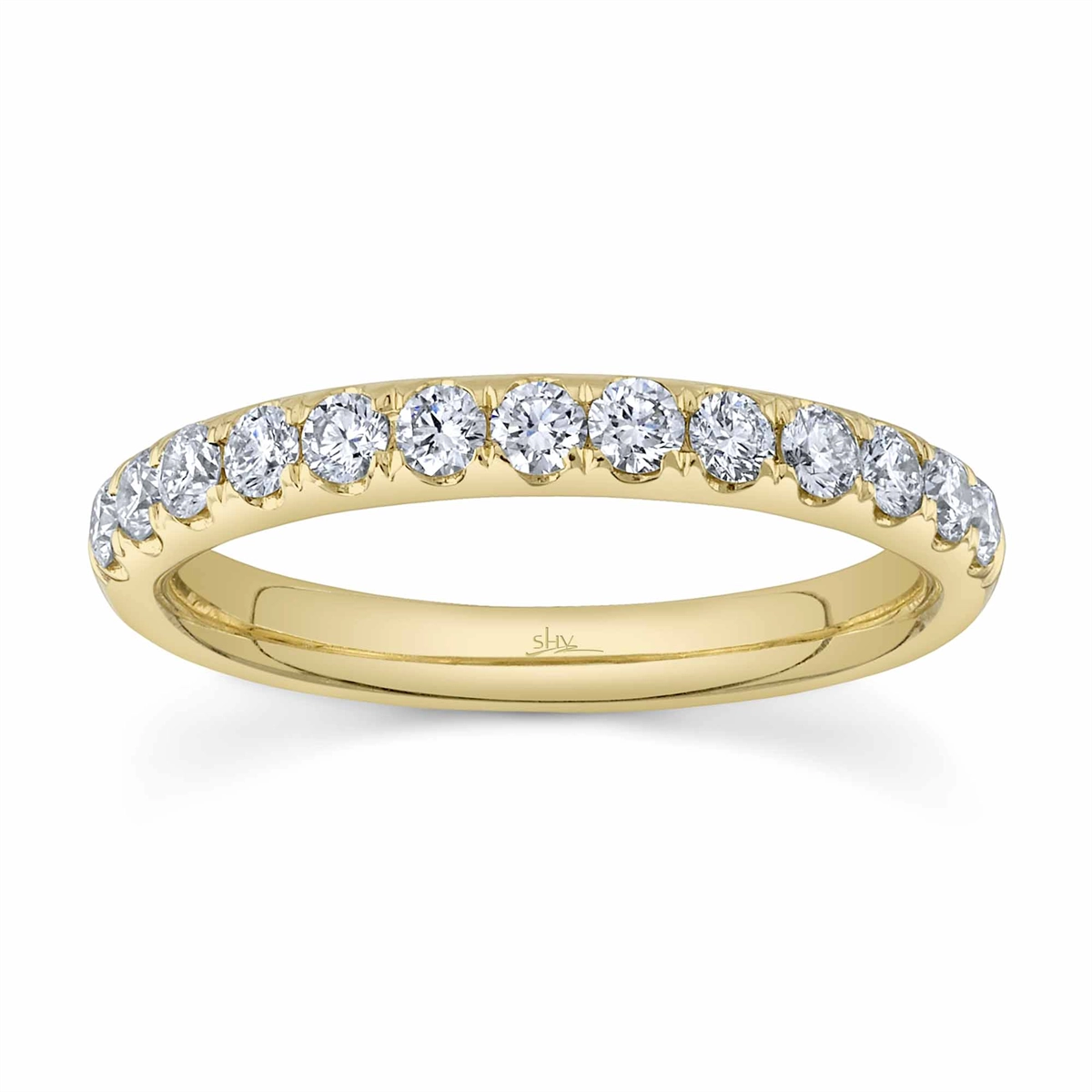 Wedding Bands Wedding Rings in Yellow Gold containing Diamond 378443