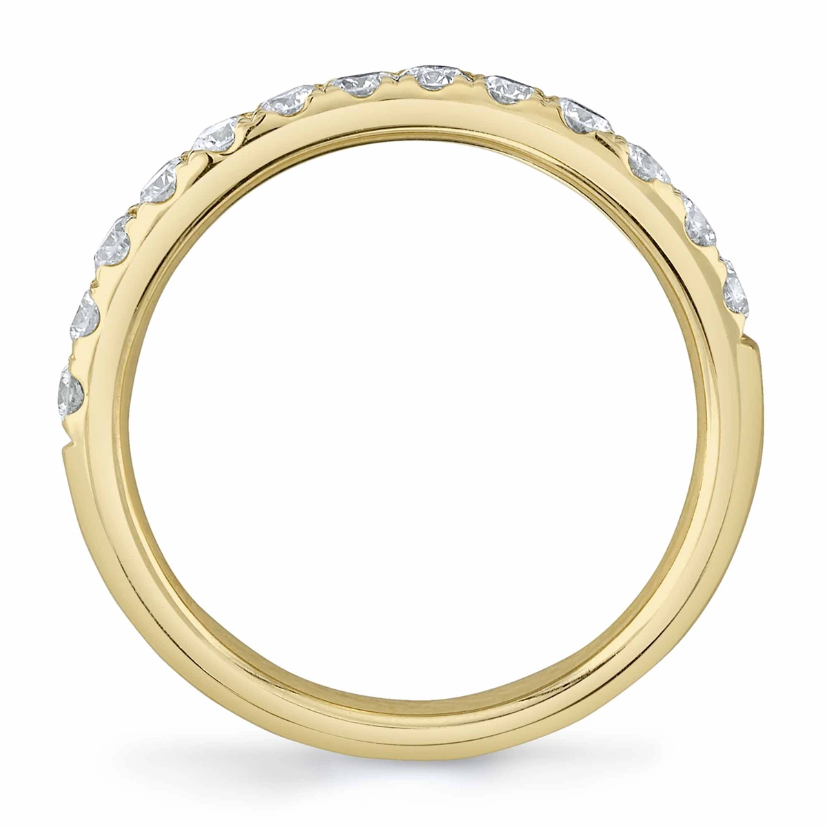 Wedding Bands Wedding Rings in Yellow Gold containing Diamond 378443