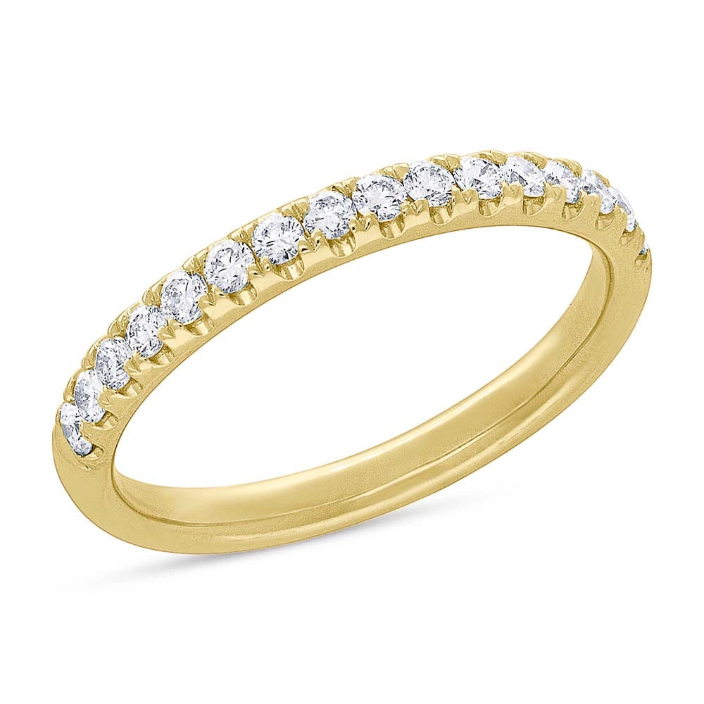 Wedding Bands Wedding Rings in Yellow Gold containing Diamond 378443