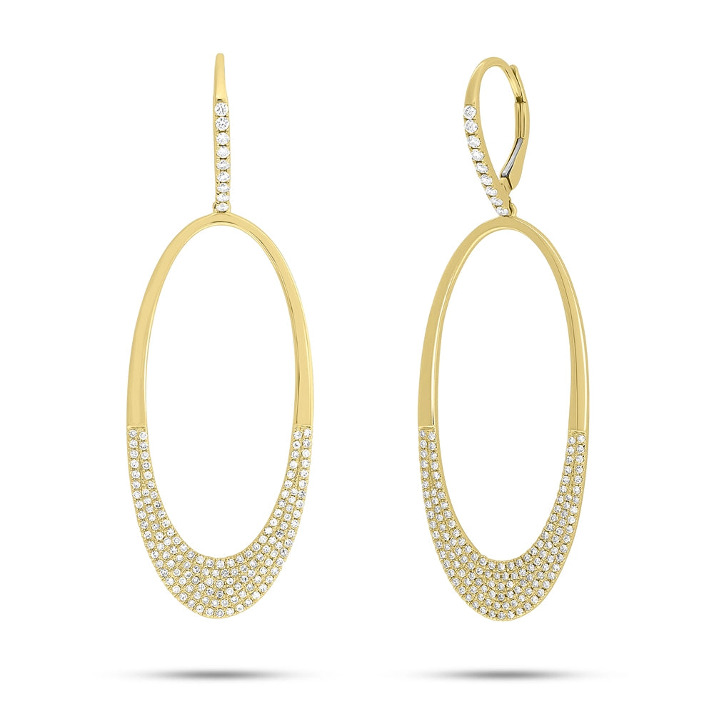Earrings Earrings in Yellow Gold containing Diamond 378453
