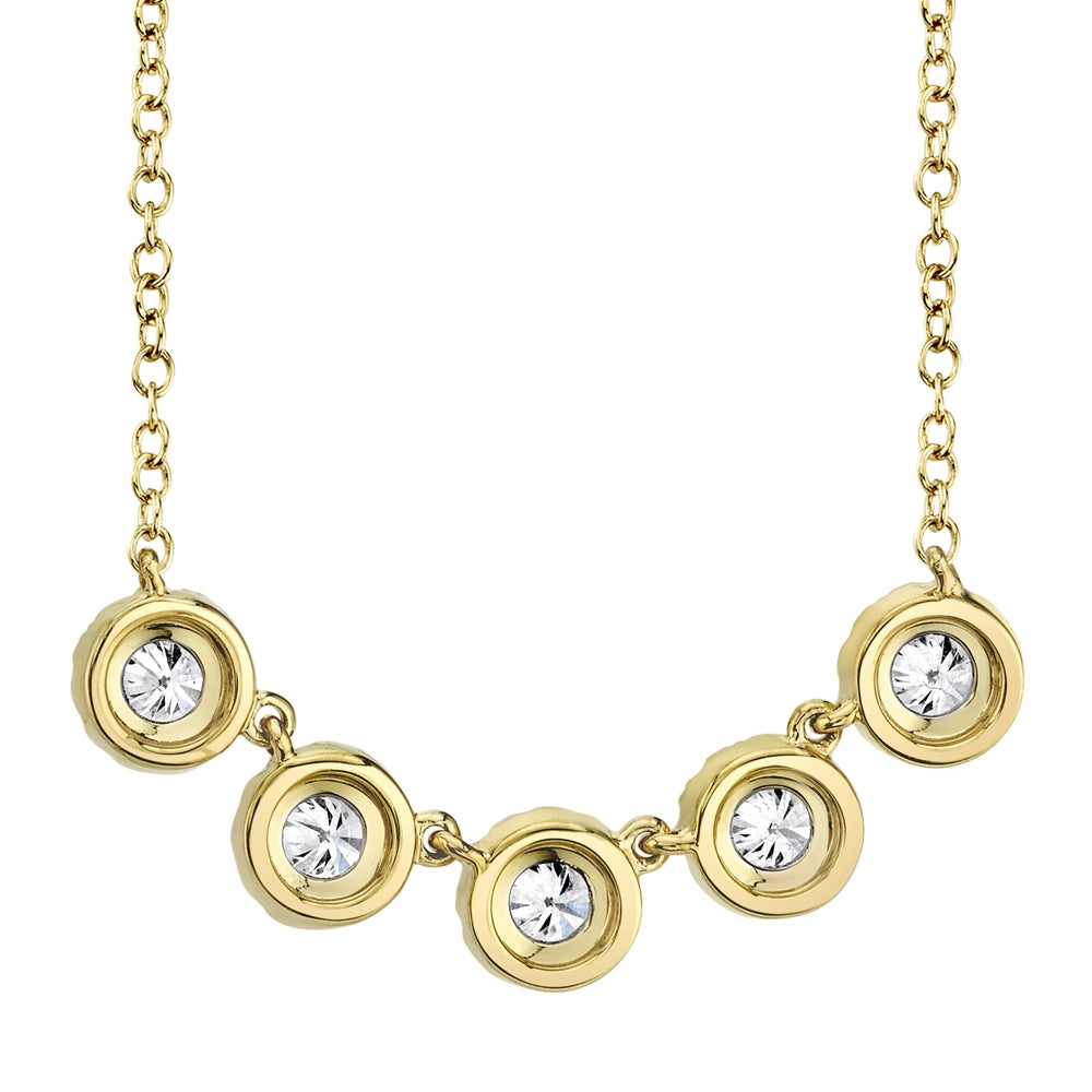 Necklaces Necklaces in Yellow Gold containing Diamond 378462