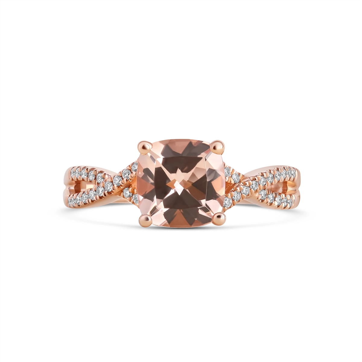 Rings Rings in Rose Gold containing Multi-gemstone, Diamond, Morganite 378568