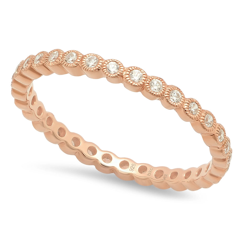 Wedding Bands Engagement in Rose Gold 378868