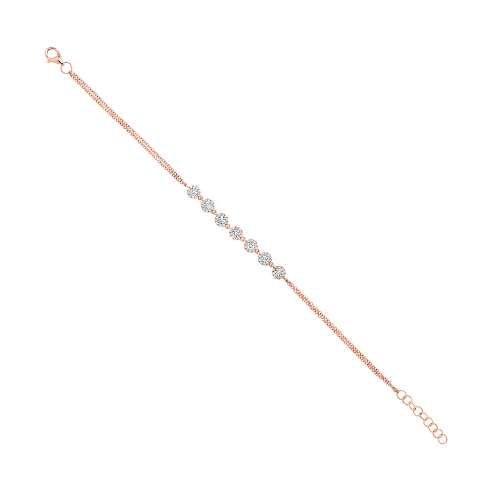 Bracelets Bracelets in Rose Gold containing Diamond 378977