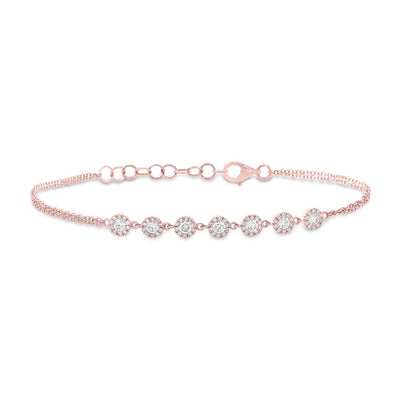 Bracelets Bracelets in Rose Gold containing Diamond 378977
