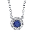 Necklaces Necklaces in White Gold containing Multi-gemstone, Diamond, Sapphire 378983