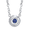 Necklaces Necklaces in White Gold containing Multi-gemstone, Diamond, Sapphire 378983