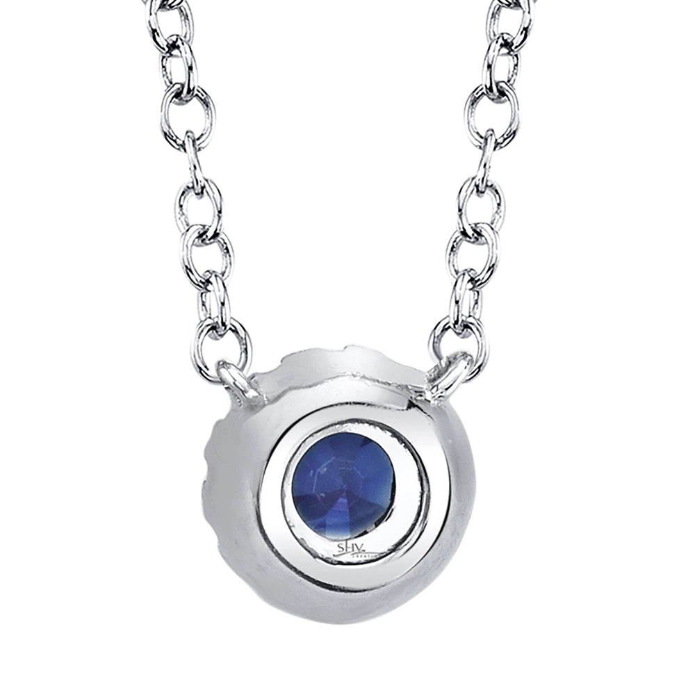 Necklaces Necklaces in White Gold containing Multi-gemstone, Diamond, Sapphire 378983
