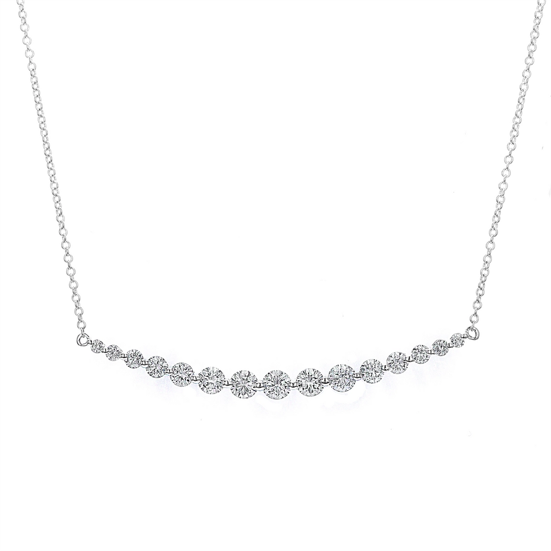 Necklaces Necklaces in White Gold containing Diamond 379057