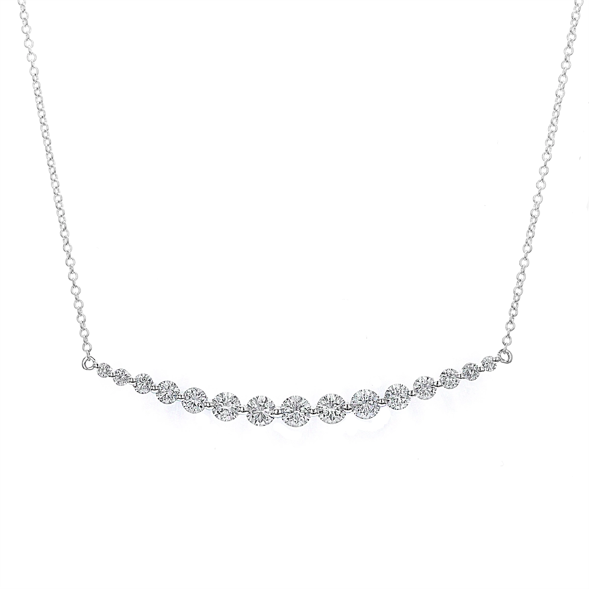 Necklaces Necklaces in White Gold containing Diamond 379057