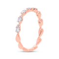 Wedding Bands Rings in Rose Gold containing Diamond 379192