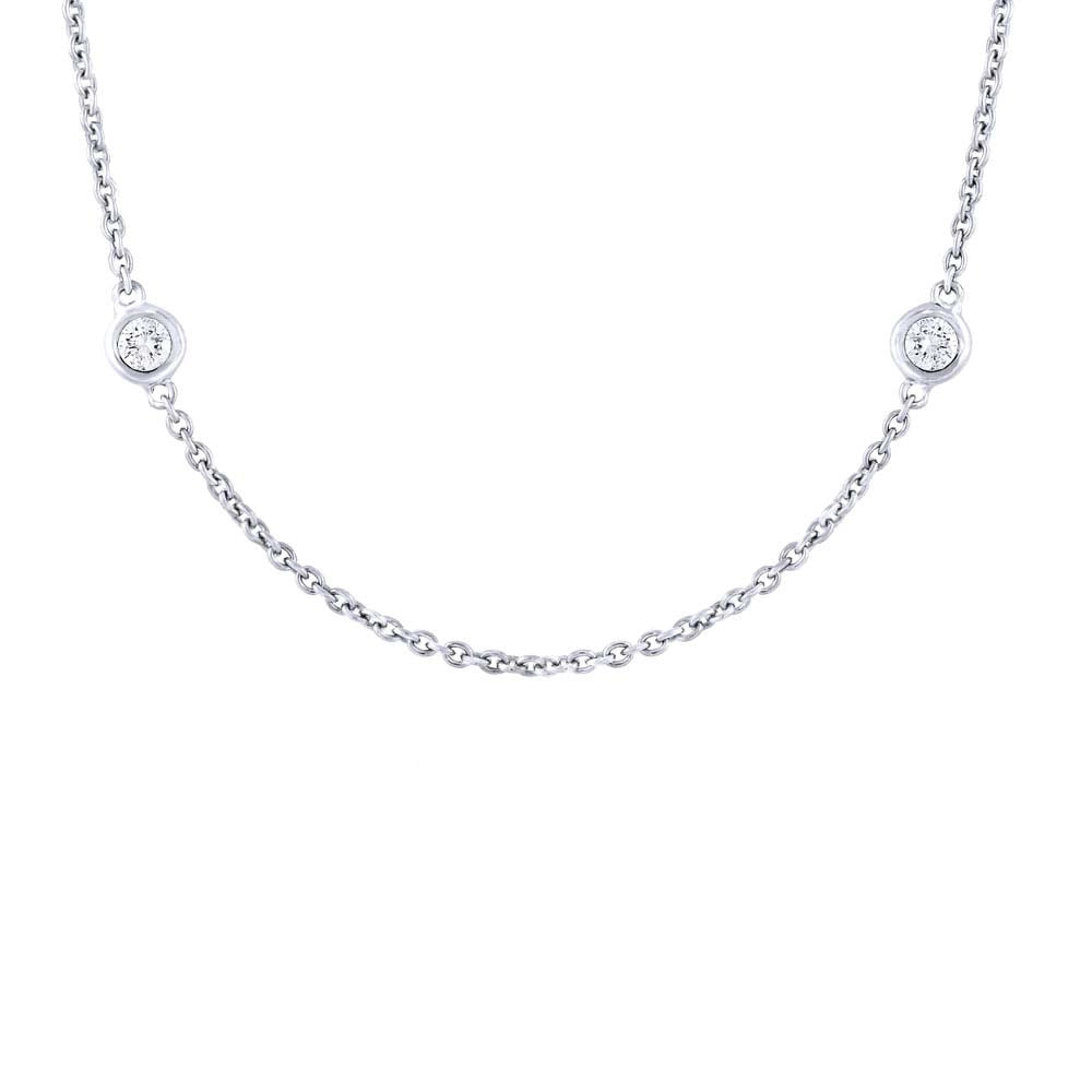 Necklaces Necklaces in White Gold containing Diamond 379203