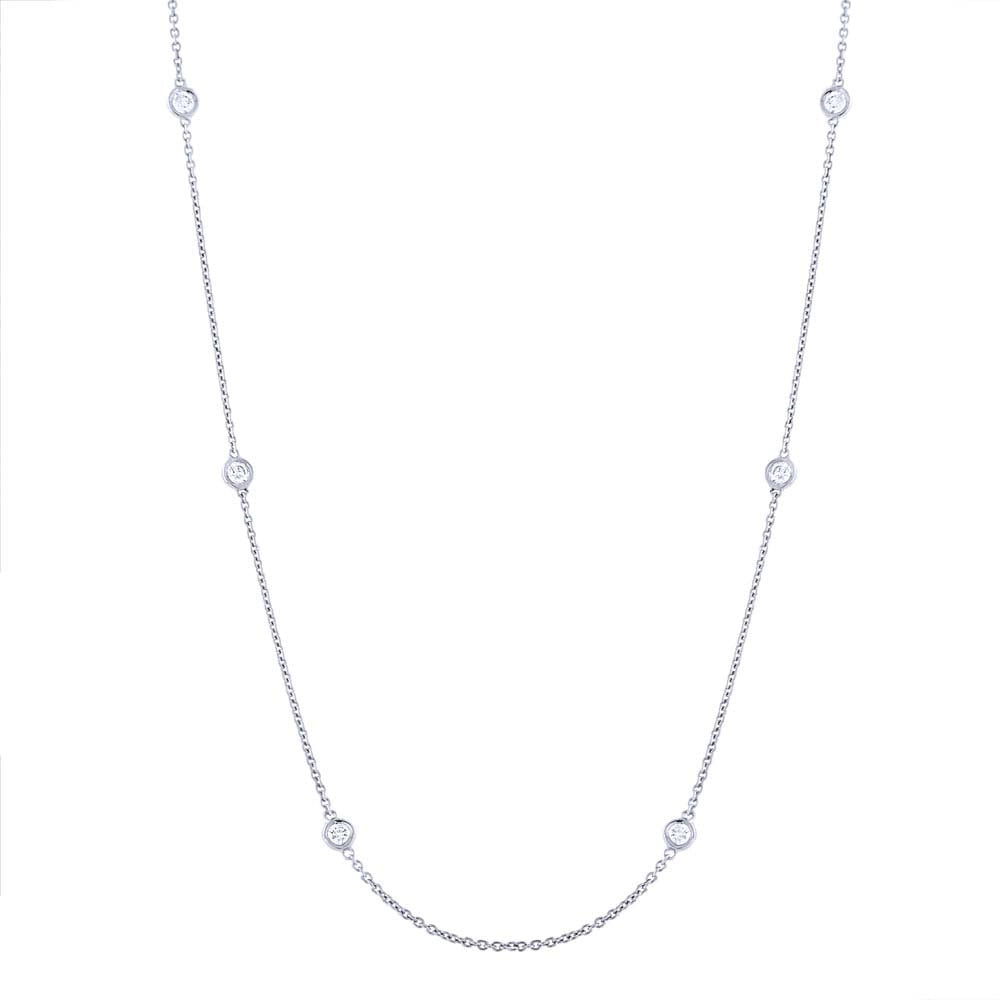 Necklaces Necklaces in White Gold containing Diamond 379203