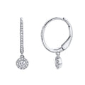 Earrings Earrings in White Gold containing Diamond 379218