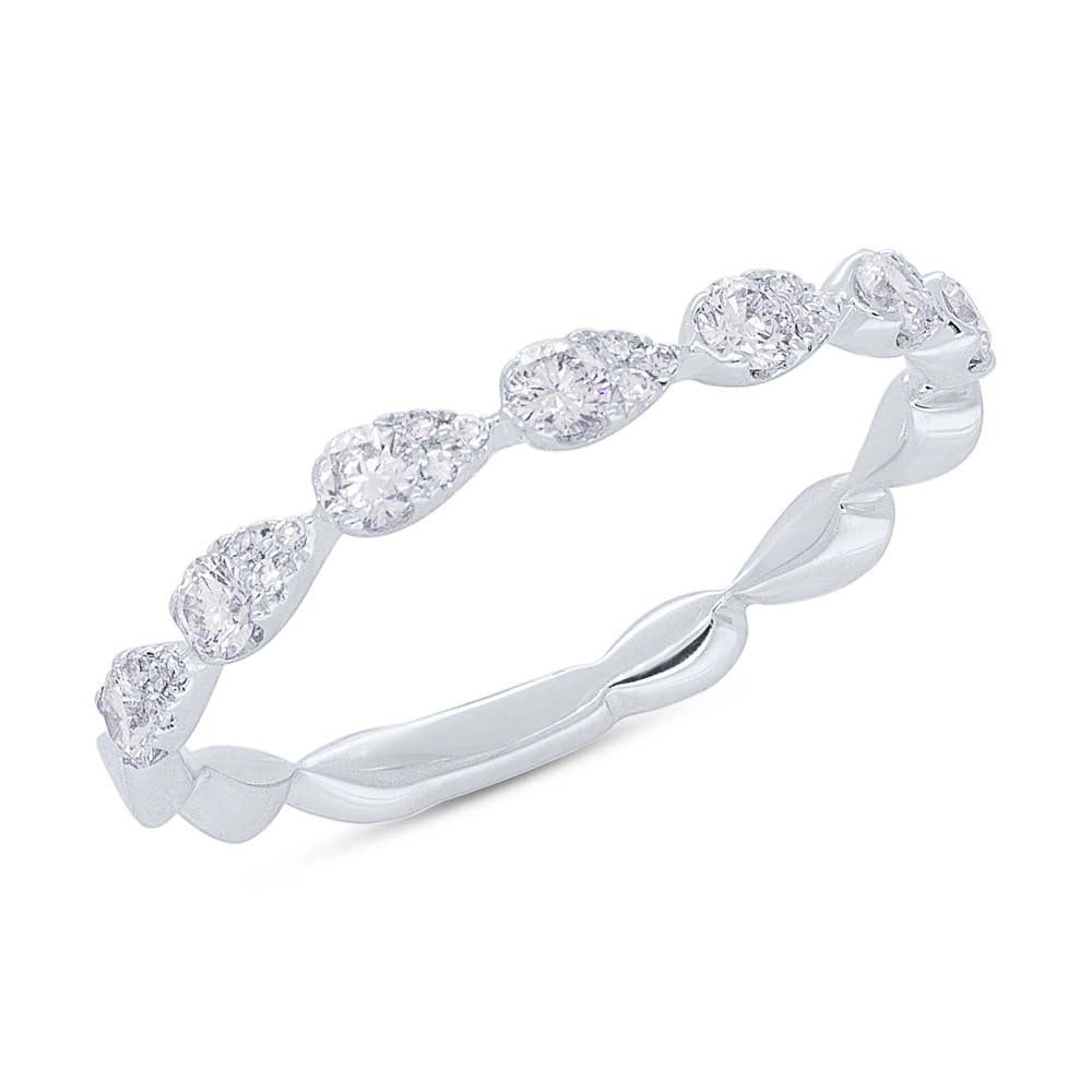 Wedding Bands Wedding Rings in White Gold containing Diamond 379225