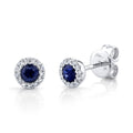 Earrings Earrings in White Gold containing Multi-gemstone, Diamond, Sapphire 379248