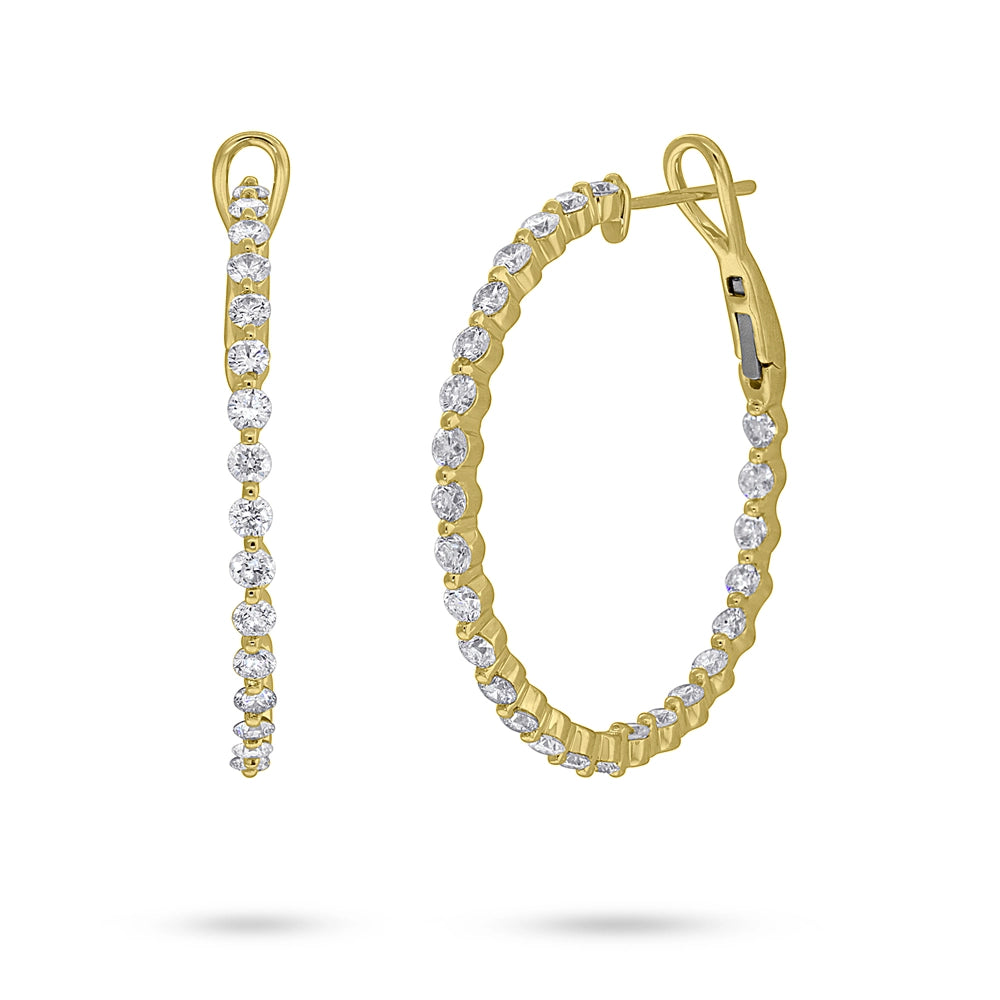 Earrings Earrings in Yellow Gold containing Diamond 379263