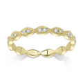 Wedding Bands Rings in Yellow Gold containing Diamond 379267