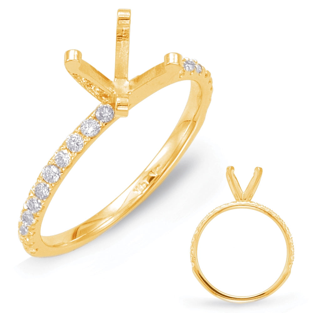 Engagement Collections Engagement Rings in Yellow Gold containing Diamond 379367