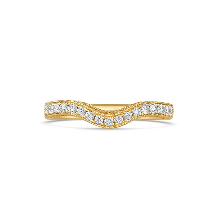 Wedding Bands Wedding Rings in Yellow Gold containing Diamond 379480