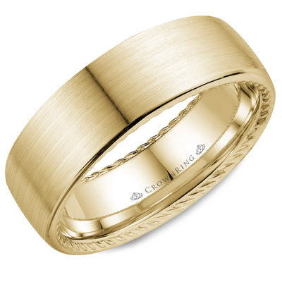 csv_image CrownRing Wedding Ring in Yellow Gold WB-012R7YSP-M10