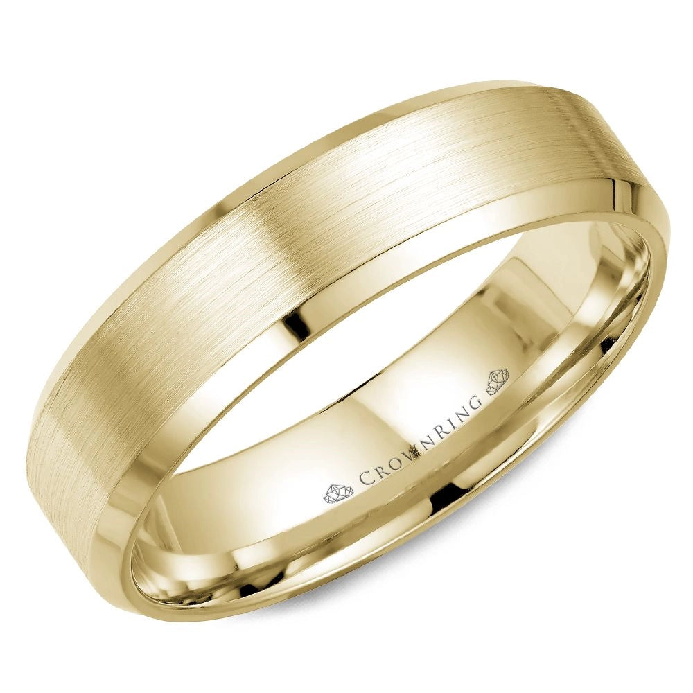 CrownRing Wedding Rings in Yellow Gold WB-7146Y-M10