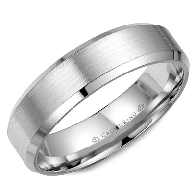 CrownRing Wedding Rings in White Gold WB-7007-M10