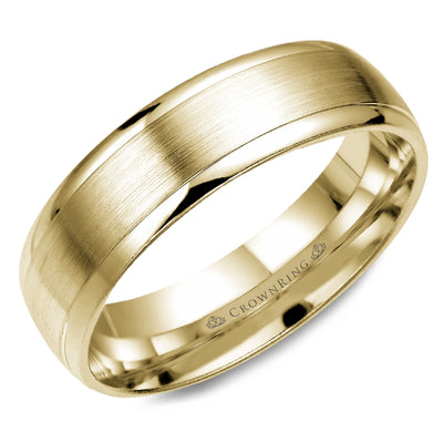 CrownRing Wedding Rings in Yellow Gold WB-7019Y-M10