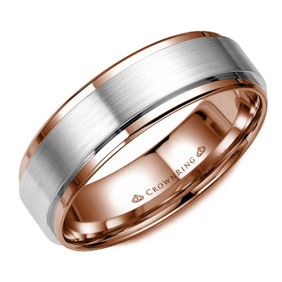 csv_image CrownRing Wedding Ring in Mixed Metals WB-9034WR-M10