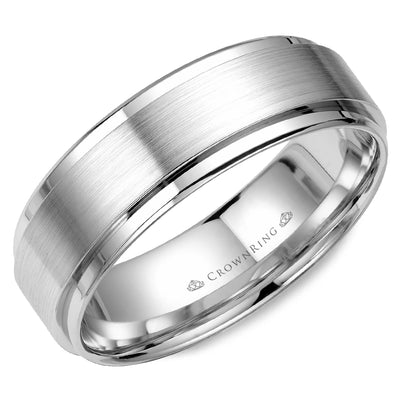 CrownRing Wedding Rings in White Gold WB-9710-M10