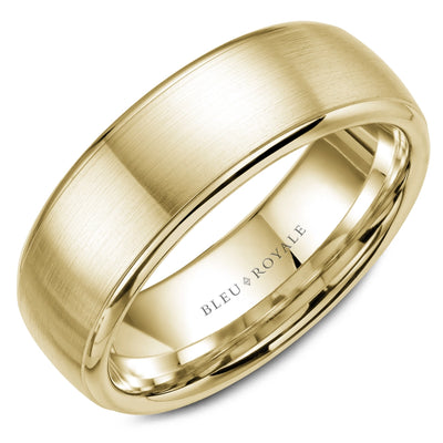 CrownRing Wedding Rings in Yellow Gold RYL-012Y75-M10